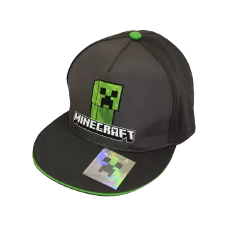 Minecraft cap, Dark grey
