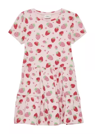 s.Oliver kuviollinen trikoomekko, Vaaleanpunainen