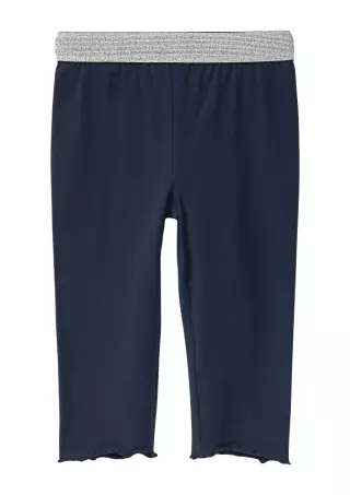 s.Oliver Capri leggings with glitter waistband