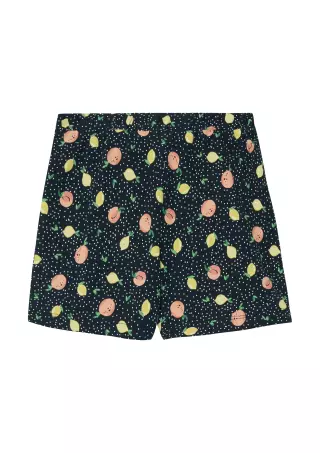 s.Oliver Shorts Citrus & Peach, Dark blue