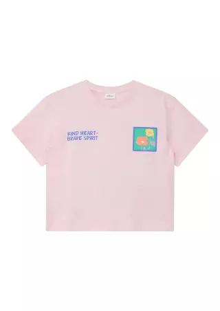 s.Oliver T-paita Kind Spirit, Vaaleanpunainen