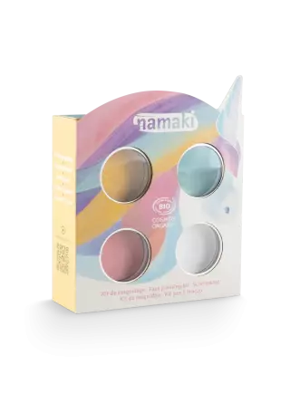 Namaki Kasvomaalaussetti - 4 väriä, Unicorn