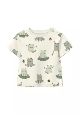 s.Oliver Baby T-shirt Frogs, White