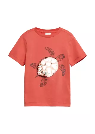s.Oliver T-shirt with reversible sequins