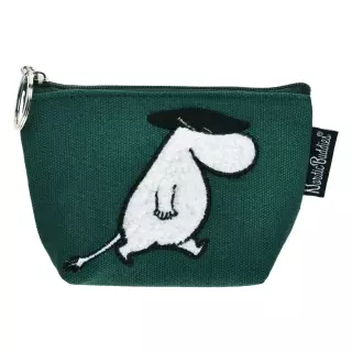 Moomintroll Canvas Pouch, Green