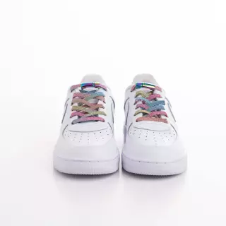 EEZYBEEZY Shoelaces, Rainbow Glitter