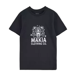 Makia Kontio t-shirt, Carbon Black