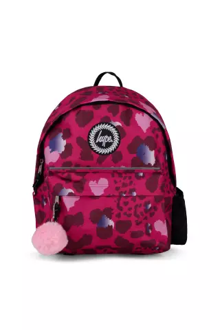 Hype Pink Heart Leopard reppu