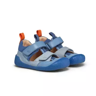 Affenzahn Prewalker Leather Freely sandals, Elephant