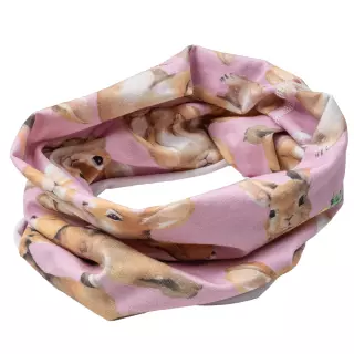 Jonathan tricot tube scarf, Pink