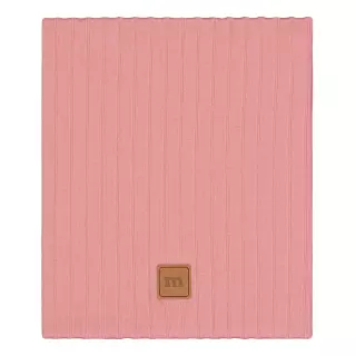 Metsola Wide Rib tube scarf, Dusty Rose