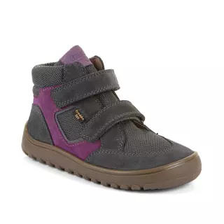Froddo Up Hill Tex barefoot mid-season shoes, Dark Grey