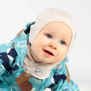 Jonathan baby merino wool balaclava